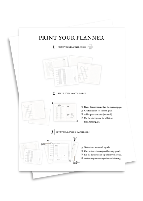 The Printable Evergreen Planner