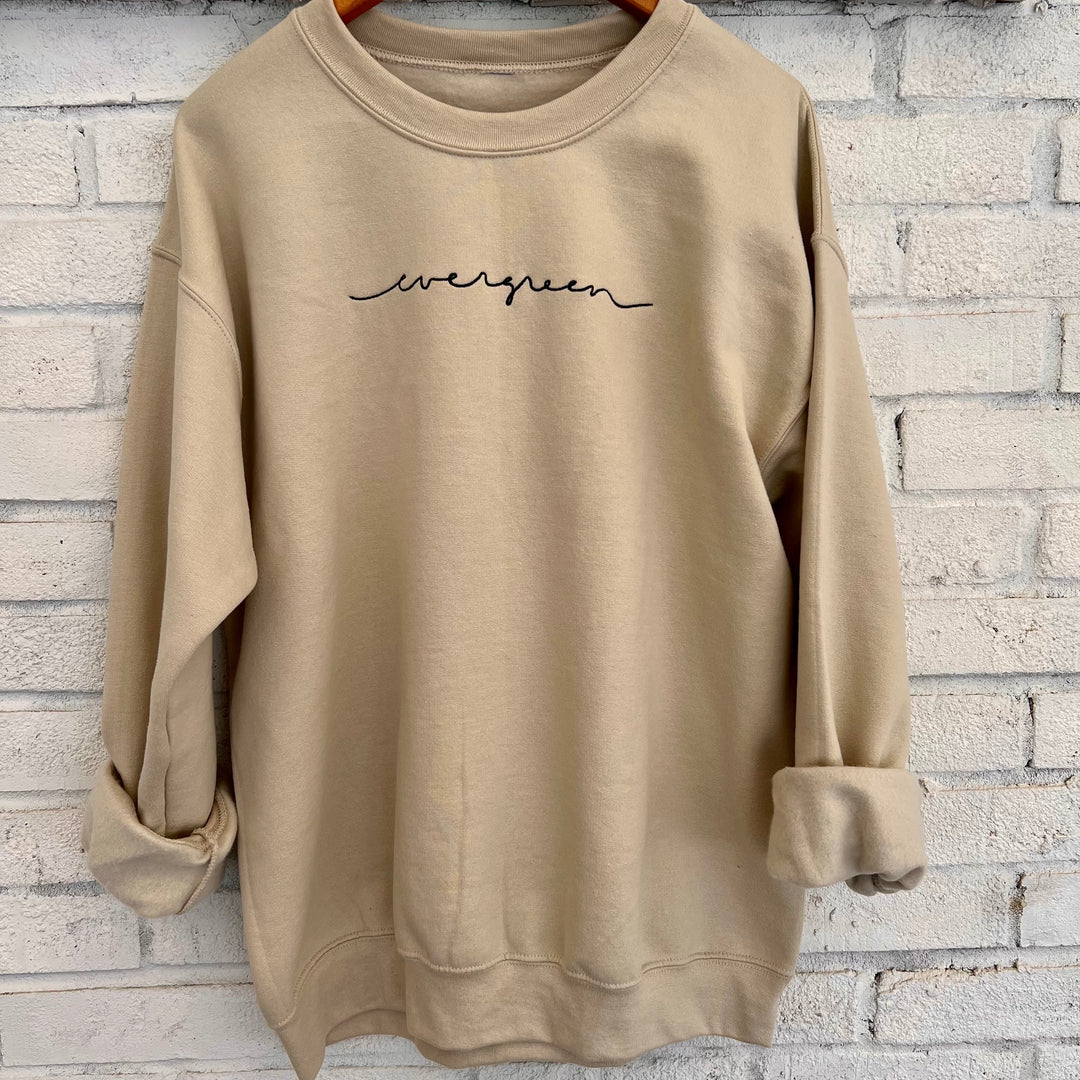Evergreen Embroidered Sweatshirt